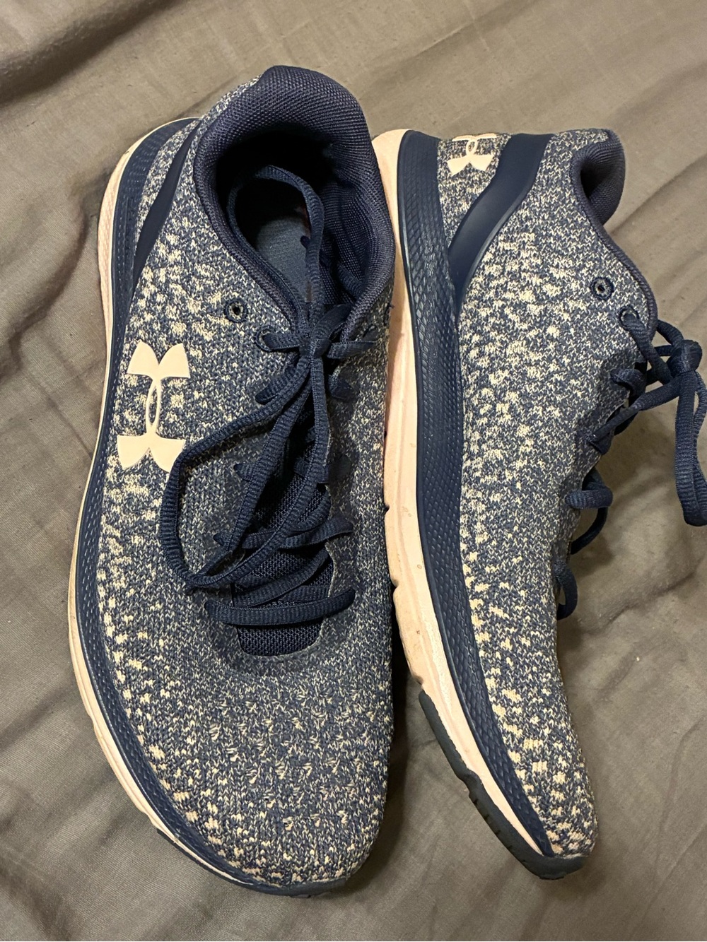 Under Armour Navy Athletic Knit Sneakers